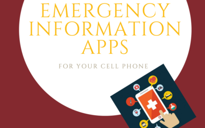 Emergency information apps for cell phones